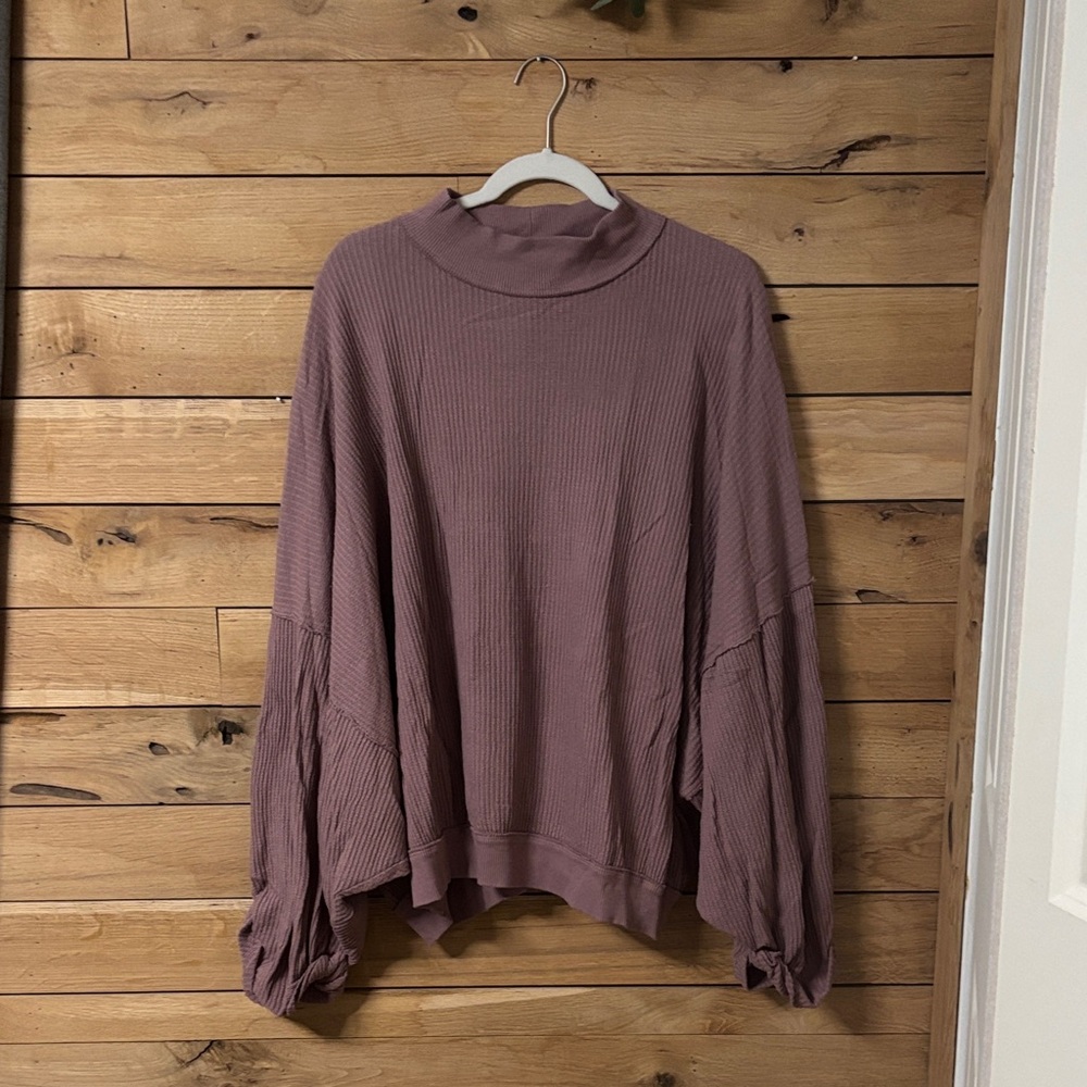We The Free Dusty Purple thermal Shirt